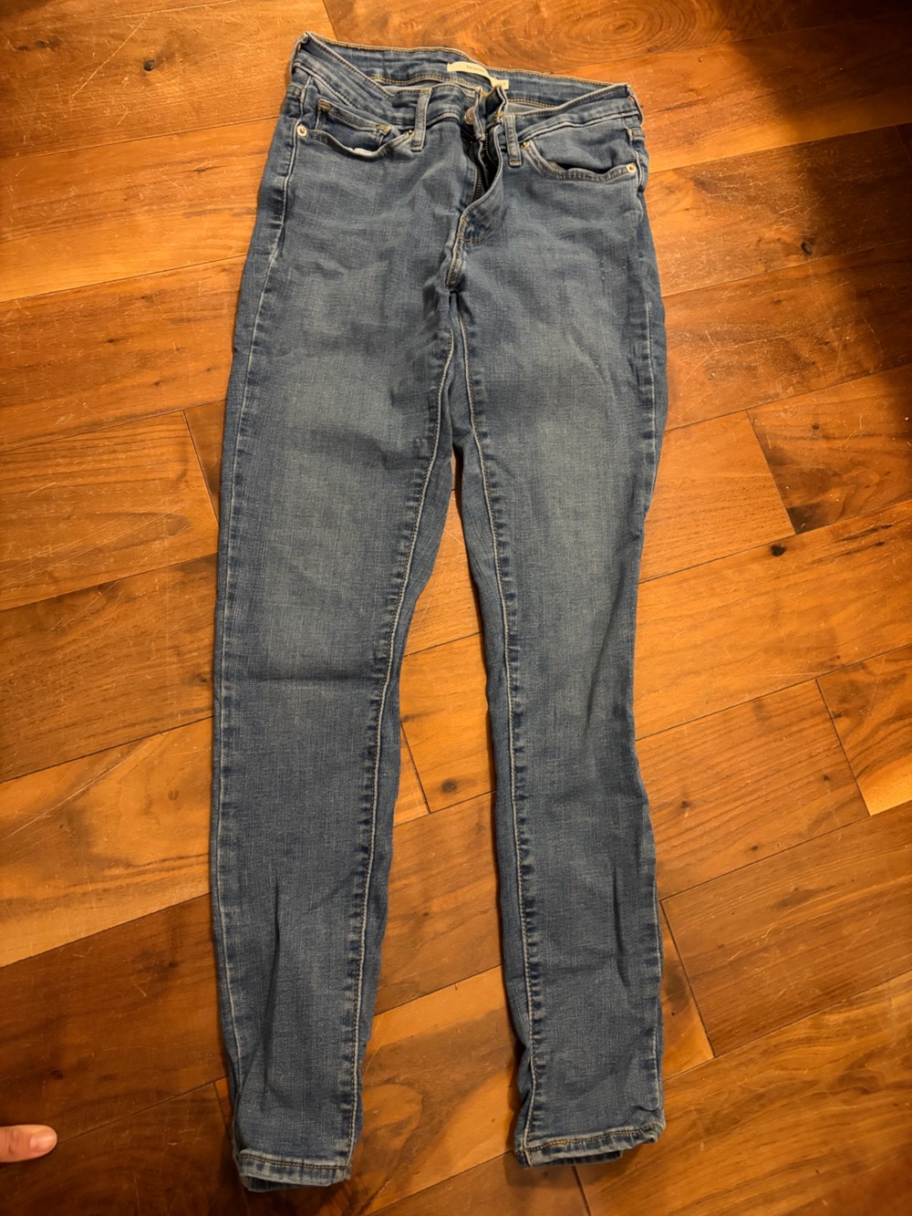 Classic Blue Denim Skinny Jeans